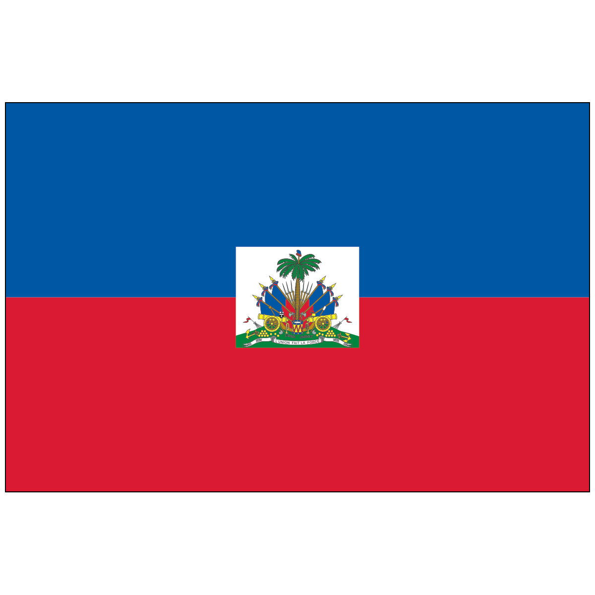 Haiti Flag 2'x3' to 5'x8' Nylon