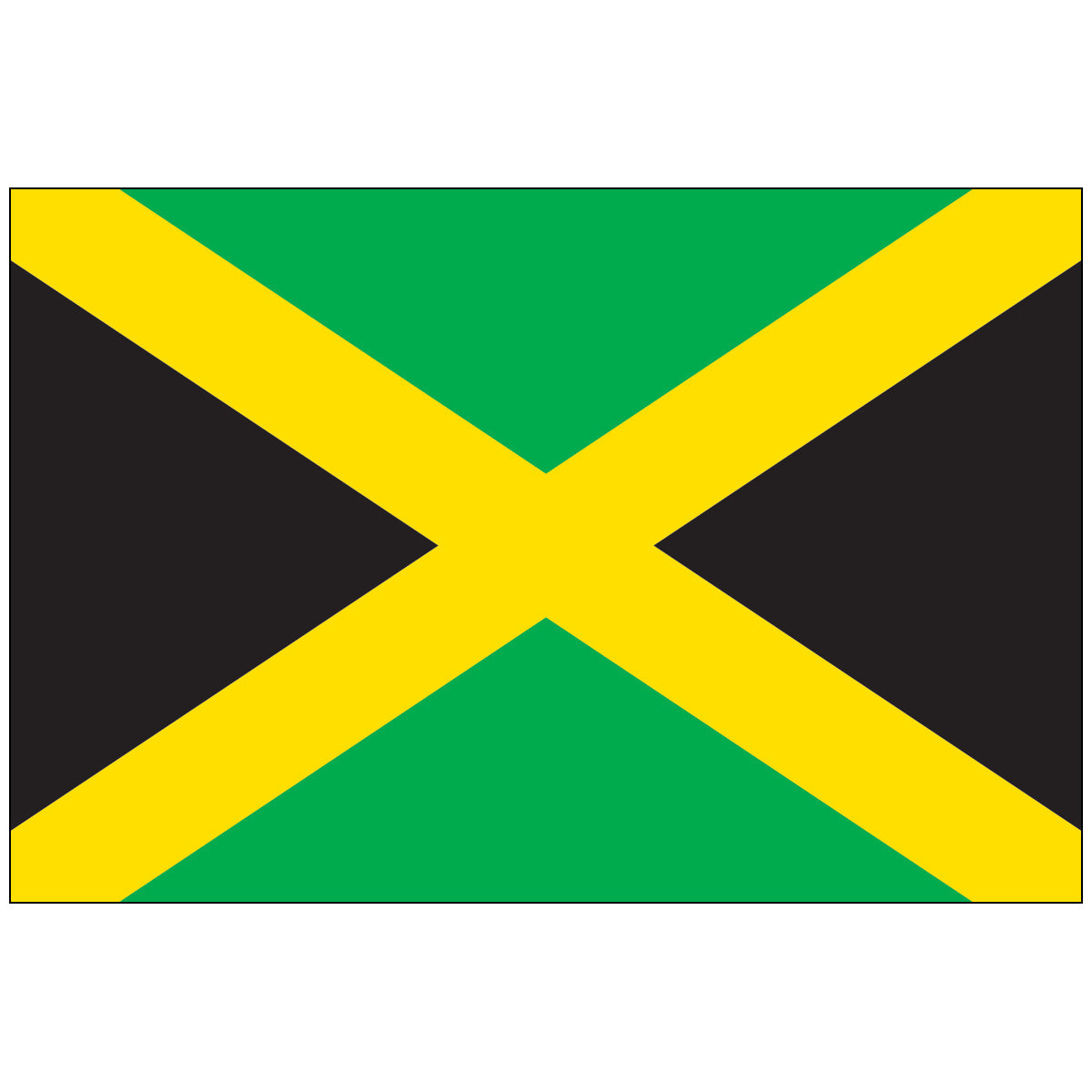 Jamaica-Flag-National-Flags-International-Flags-Country Flags-Flagsource Southeast-Woodstock-GA