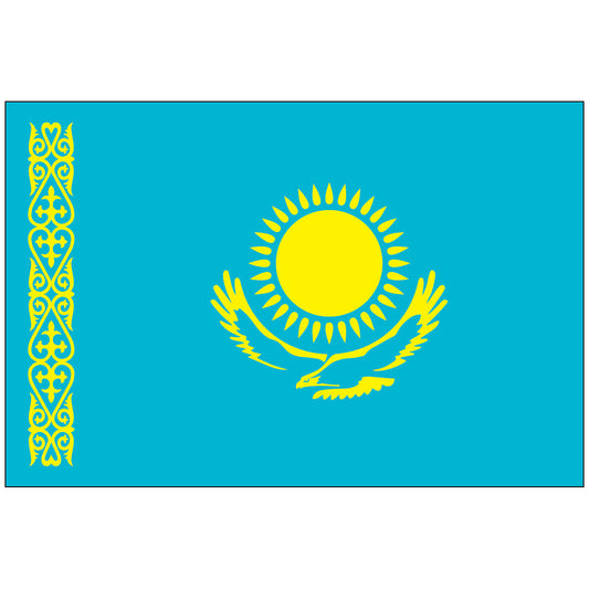 Kazakhstan-Flag-National-Flags-International-Flags-Country Flags-Flagsource Southeast-Woodstock-GA