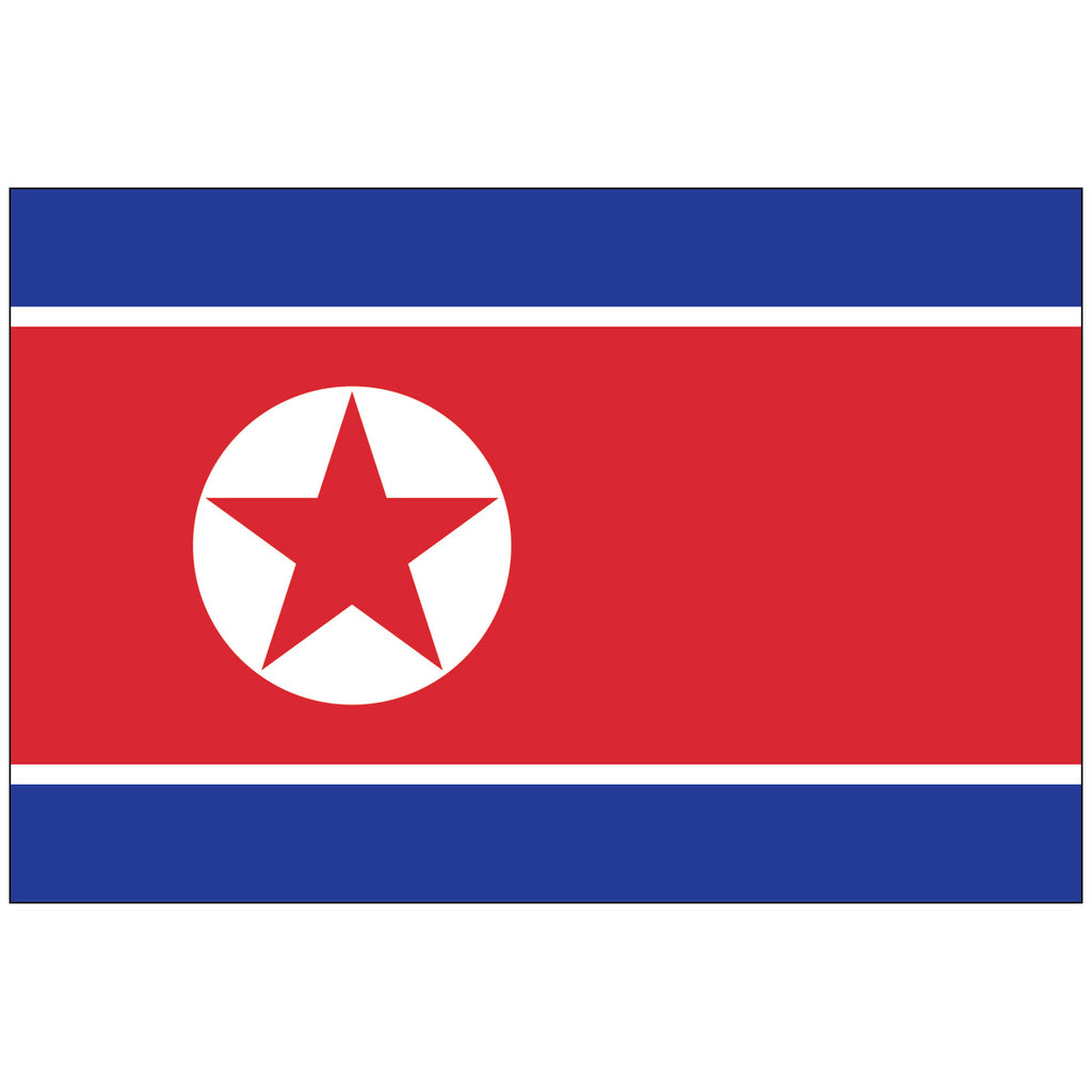 North-Korea-Flag-National-Flags-International-Flags-Country Flags-Flagsource Southeast-Woodstock-GA