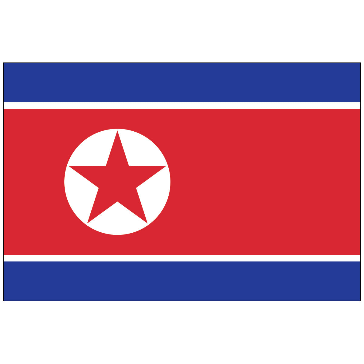 North-Korea-Flag-National-Flags-International-Flags-Country Flags-Flagsource Southeast-Woodstock-GA