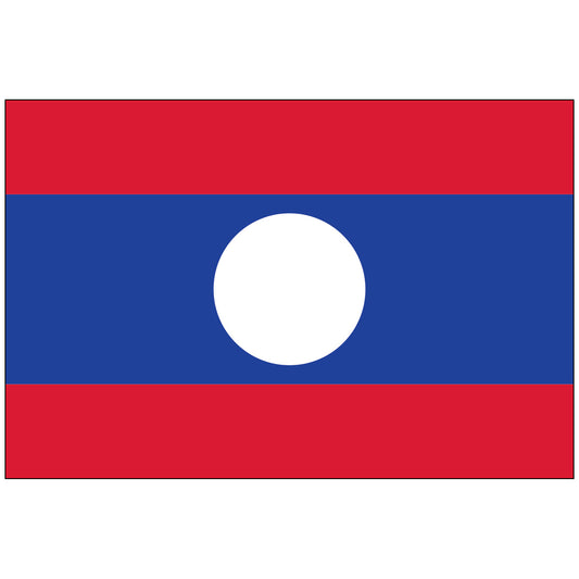 Laos-Flag-National-Flags-International-Flags-Country Flags-Flagsource Southeast-Woodstock-GA