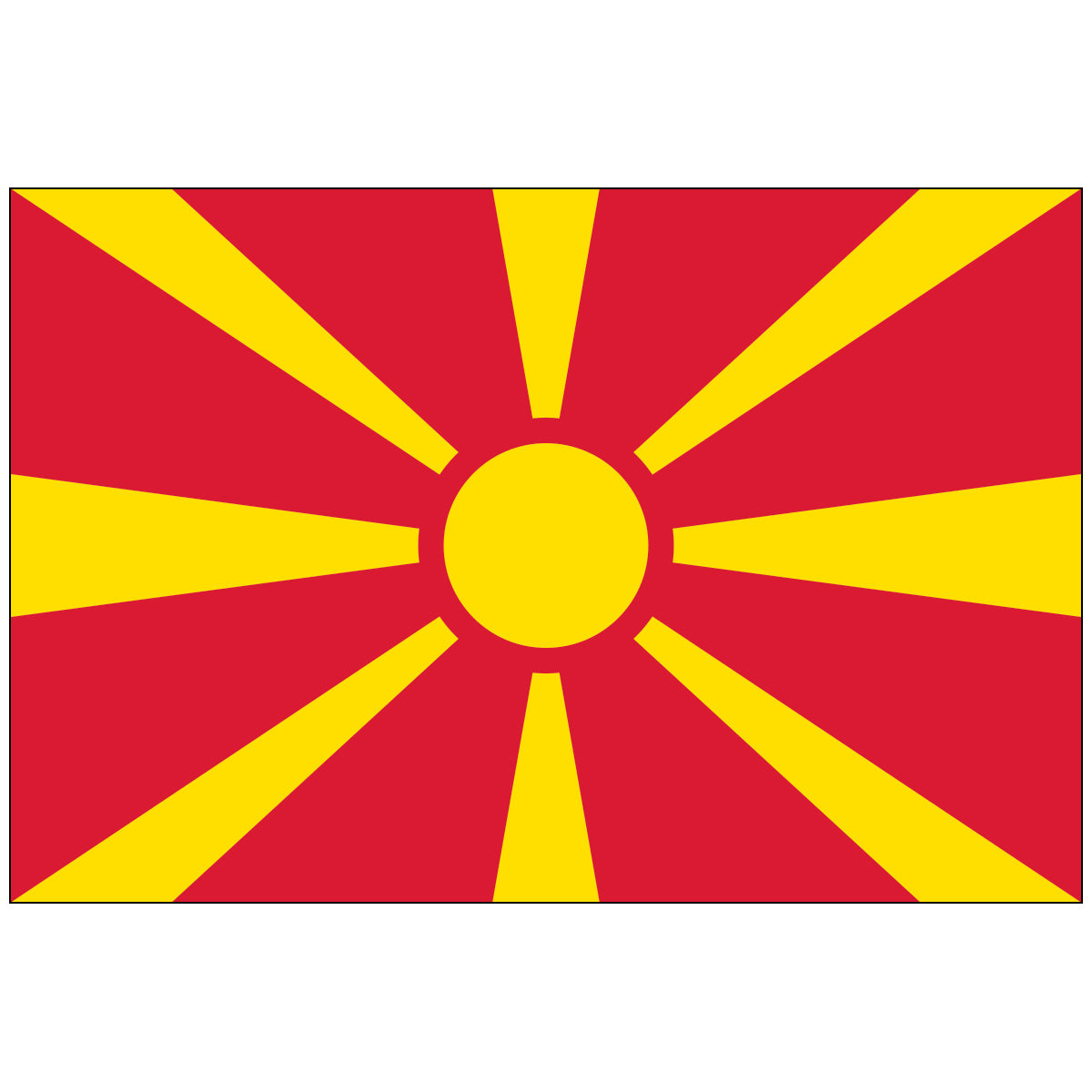 Macedonia-Flag-National-Flags-International-Flags-Country Flags-Flagsource Southeast-Woodstock-GA