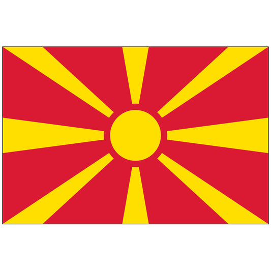 Macedonia-Flag-National-Flags-International-Flags-Country Flags-Flagsource Southeast-Woodstock-GA