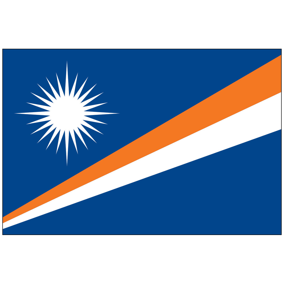 Marshall-Islands-Flag-National-Flags-International-Flags-Country Flags-Flagsource Southeast-Woodstock-GA