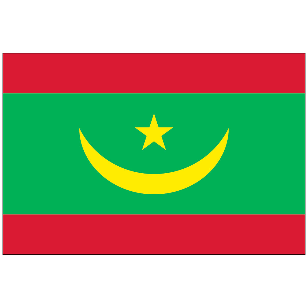 Mauritania-Flag-National-Flags-International-Flags-Country Flags-Flagsource Southeast-Woodstock-GA