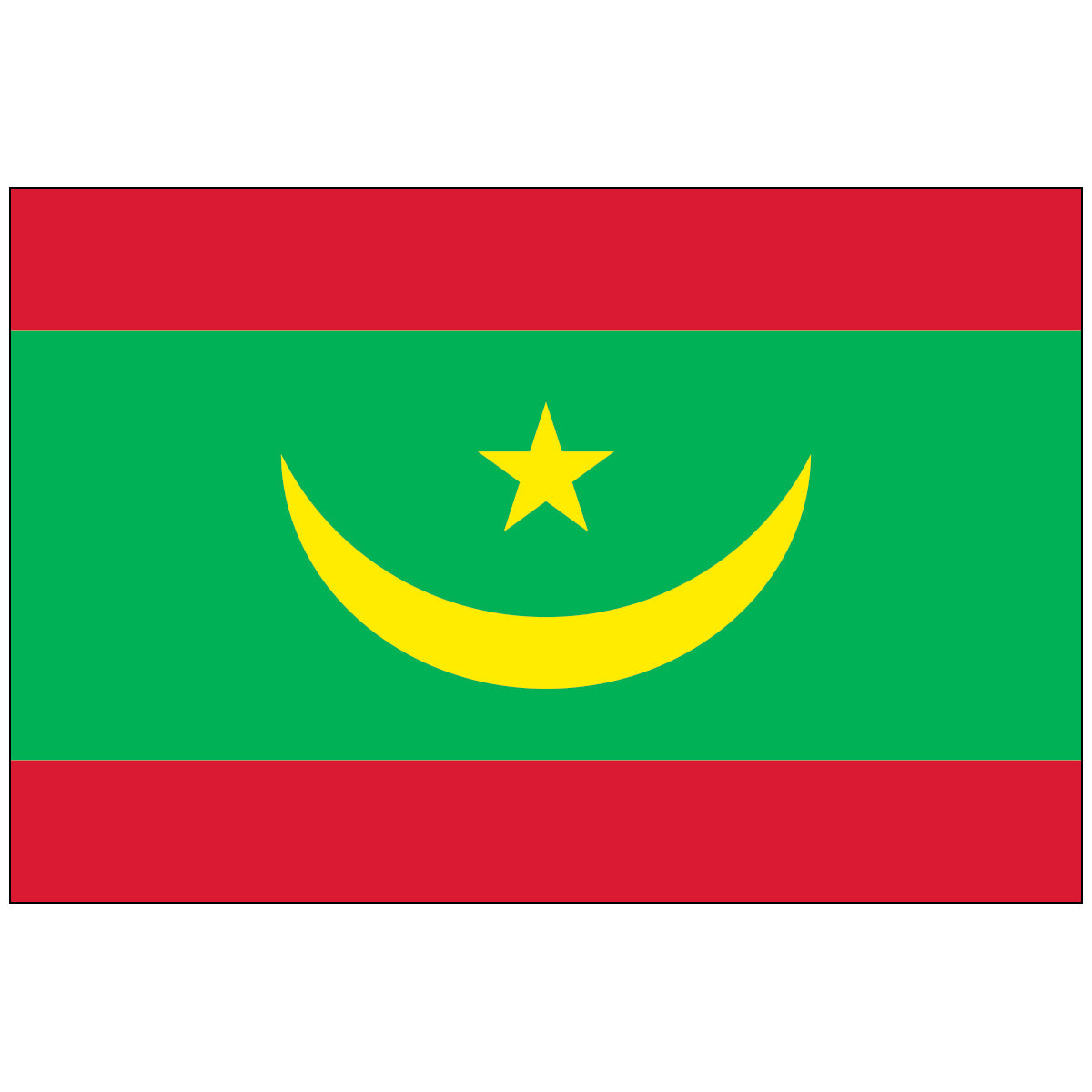 Mauritania-Flag-National-Flags-International-Flags-Country Flags-Flagsource Southeast-Woodstock-GA