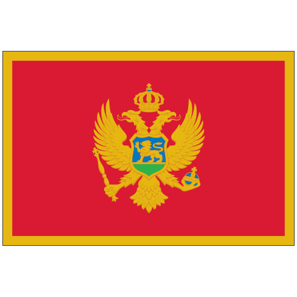 Montenegro-Flag-National-Flags-International-Flags-Country Flags-Flagsource Southeast-Woodstock-GA
