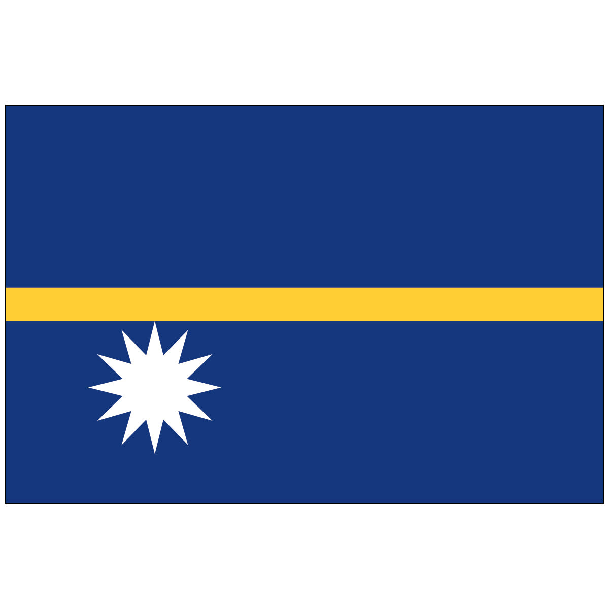 Nauru-Flag-National-Flags-International-Flags-Country Flags-Flagsource Southeast-Woodstock-GA