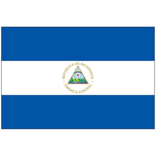 Nicaragua-Flag-National-Flags-International-Flags-Country Flags-Flagsource Southeast-Woodstock-GA