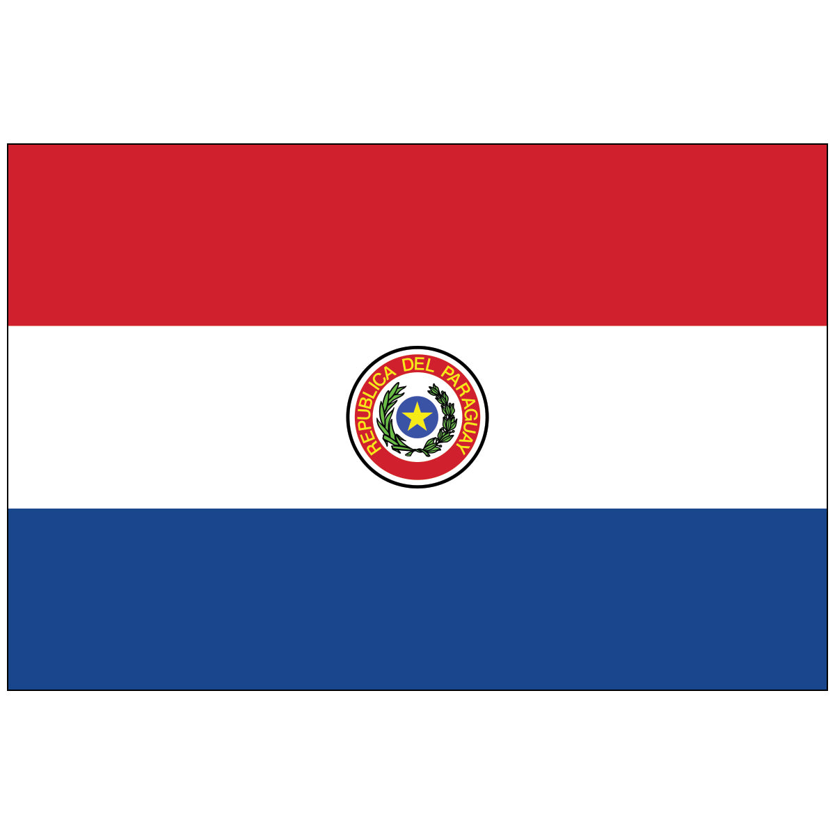 Paraguay-Flag-National-Flags-International-Flags-Country Flags-Flagsource Southeast-Woodstock-GA