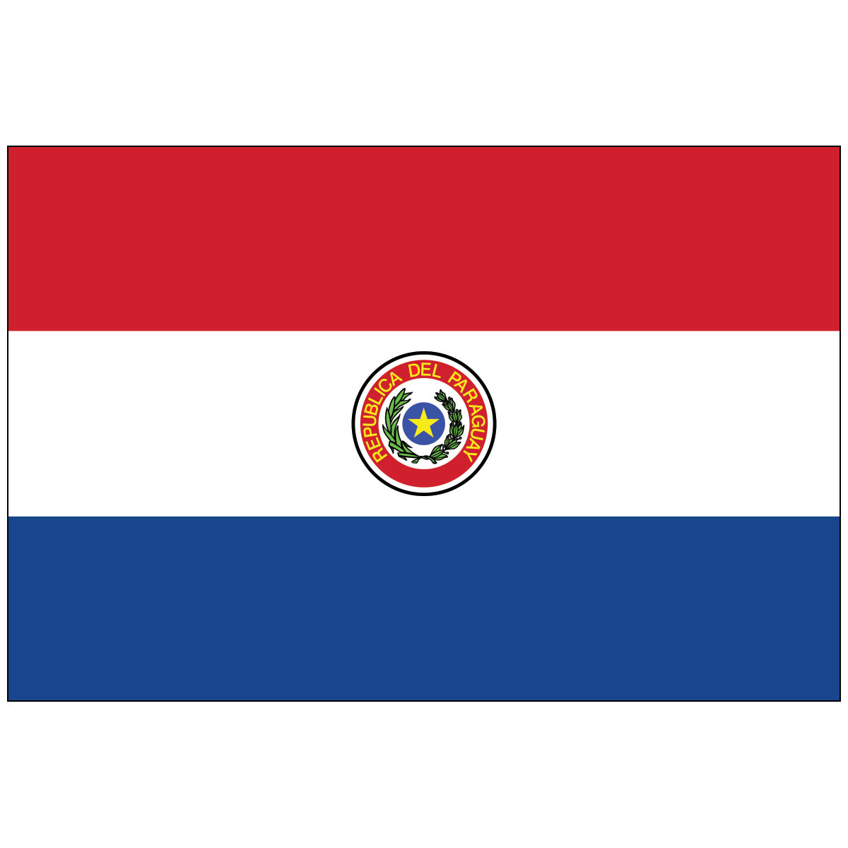 Paraguay-Flag-National-Flags-International-Flags-Country Flags-Flagsource Southeast-Woodstock-GA