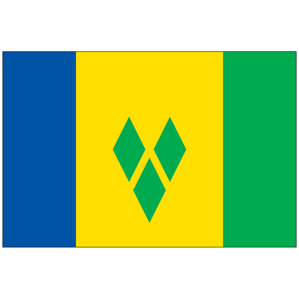 Saint-Vincent-and-the-Grenadines-Flag-National-Flags-International-Flags-Country Flags-Flagsource Southeast-Woodstock-GA