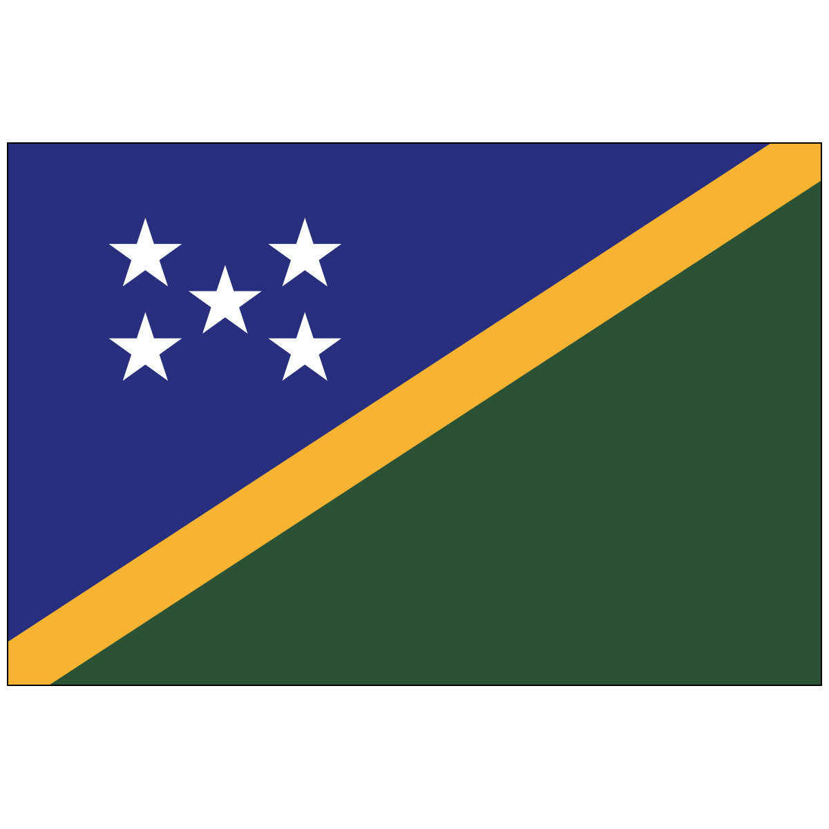 Solomon-Islands-Flag-National-Flags-International-Flags-Country Flags-Flagsource Southeast-Woodstock-GA