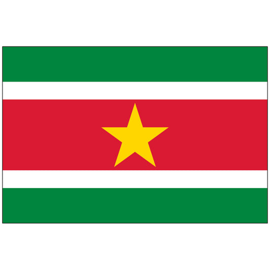 Suriname-Flag-National-Flags-International-Flags-Country Flags-Flagsource Southeast-Woodstock-GA