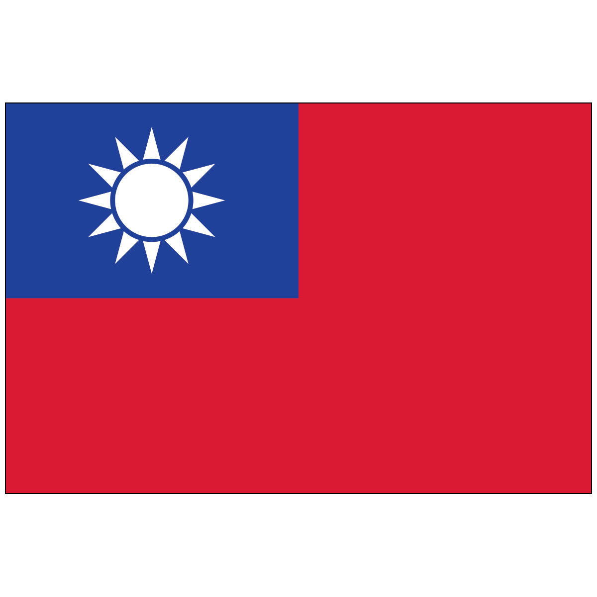 Taiwan-Flag-National-Flags-International-Flags-Country Flags-Flagsource Southeast-Woodstock-GA