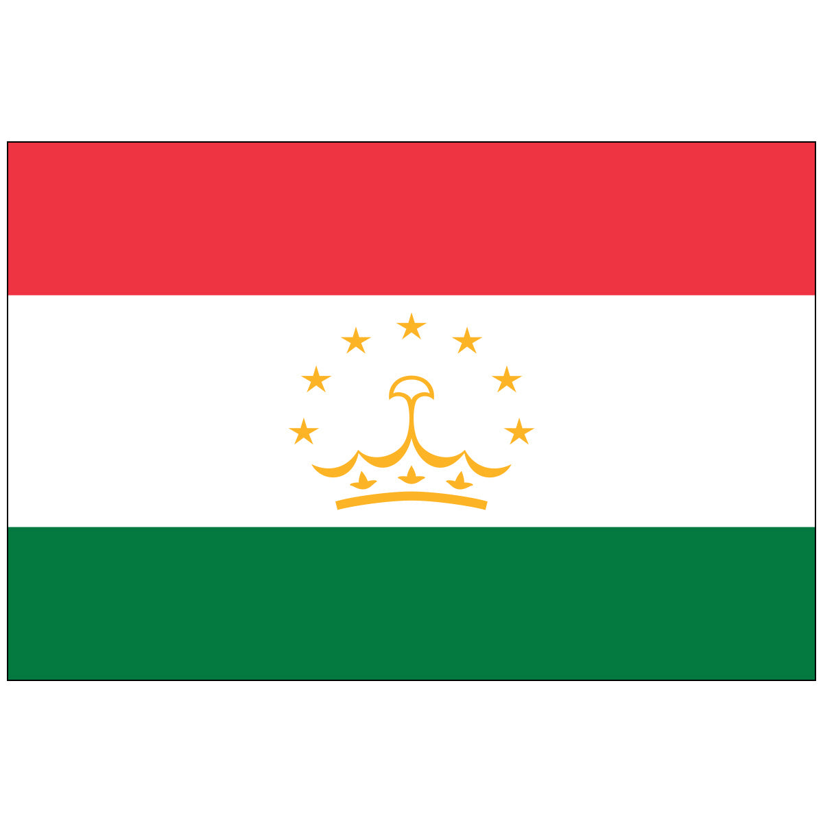 Tajikistan-Flag-National-Flags-International-Flags-Country Flags-Flagsource Southeast-Woodstock-GA