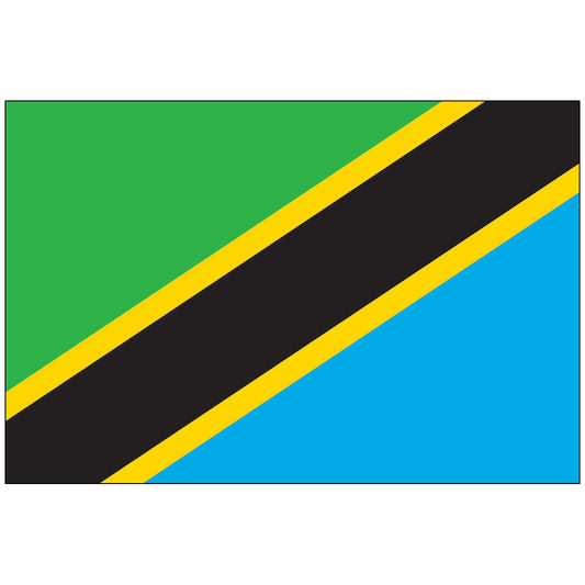 Tanzania-Flag-National-Flags-International-Flags-Country Flags-Flagsource Southeast-Woodstock-GA