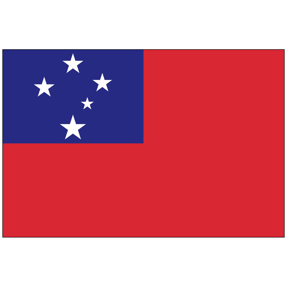 Western-Samoa-Flag-National-Flags-International-Flags-Country Flags-Flagsource Southeast-Woodstock-GA