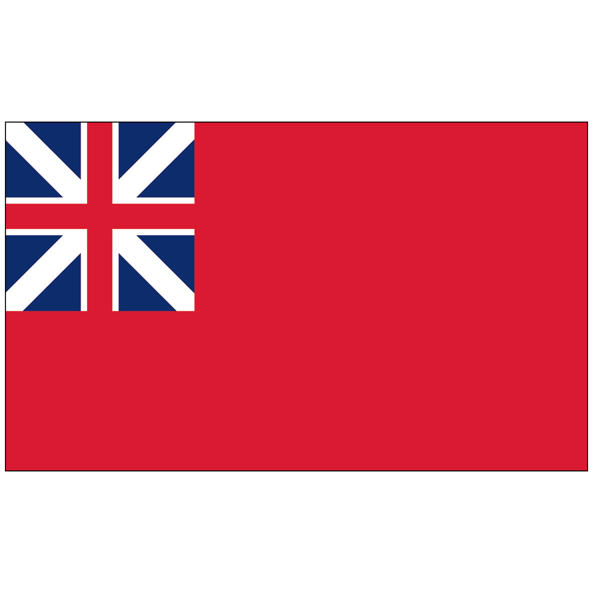 3'x5' Nylon British Red Ensign Historical Flag | Flagsource Southeast