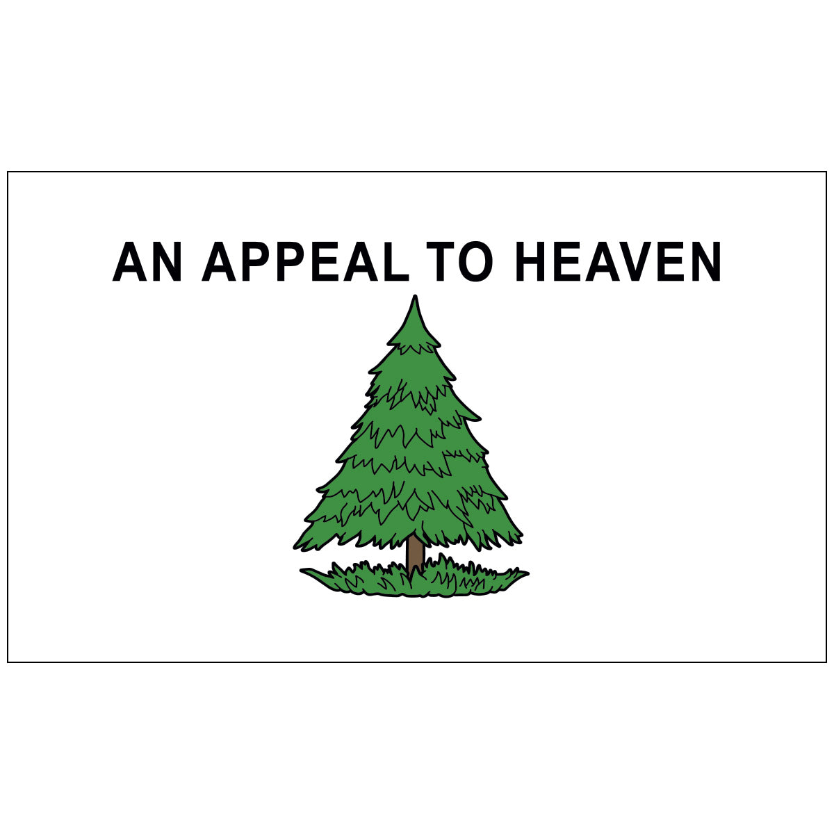 Washington's-Cruisers-Historical-Flag-3x5-White-Pine-Tree-Appeal-to-Heaven-Flagsource-Southeast-Woodstock-Ga