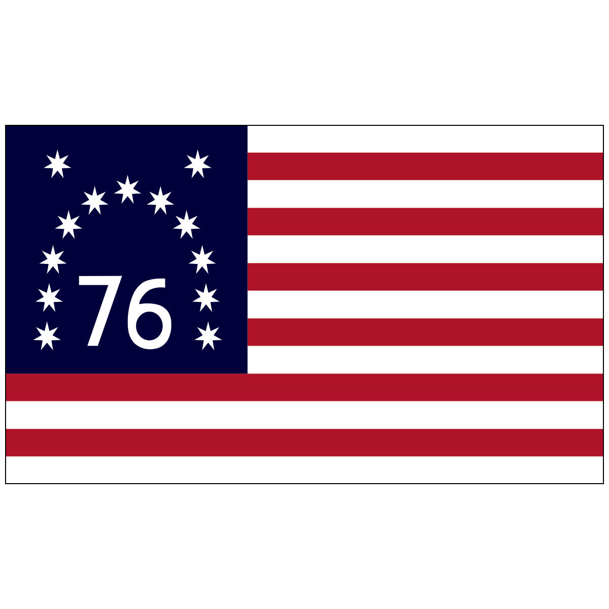 thumbnail image 2 of 3'x5' Bennington 1776 Historical Flag – 100D Premium Woven Poly Nylon (Printed) 2 of 6