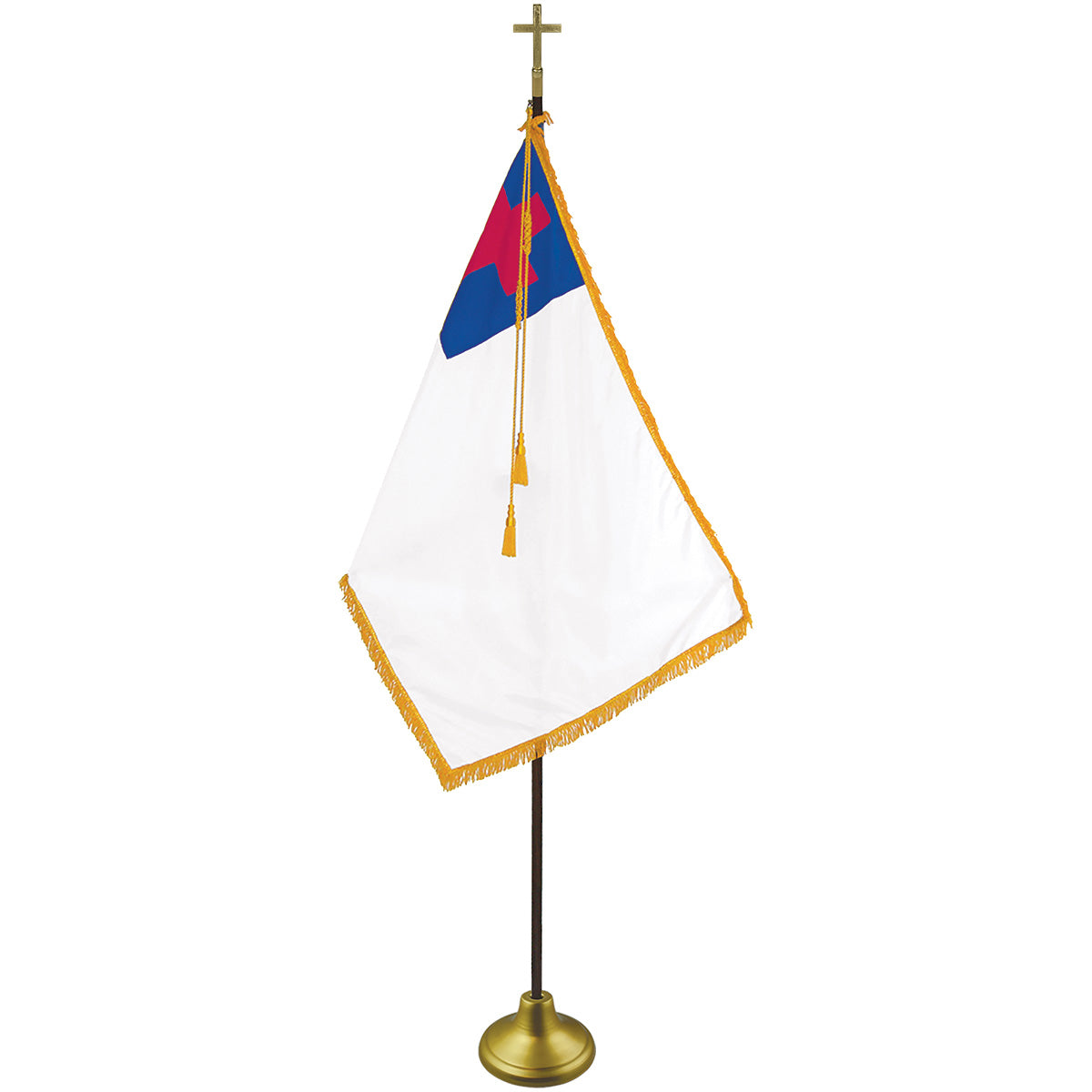 Christian-Flag-Set-Gold-Fringe-Flag-Set-Flagsource-Southeast-Woodstock-Ga