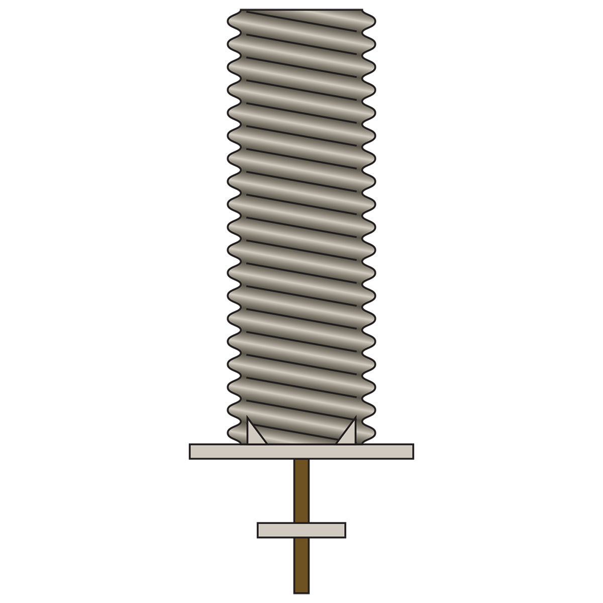 Galvanized Steel Flagpole Foundation Sleeve