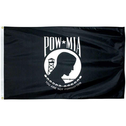 POW-MIA-Flag-Nylon-3x5-Remembrance Flag-Flagsource-Southeast-Woodstock, GA